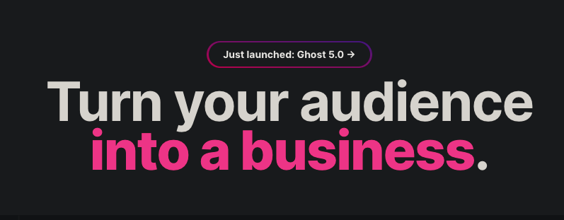 New Ghost Blog Post!